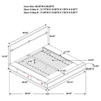 Willow Storage King Bed -