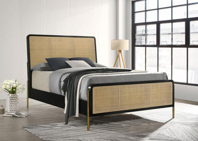 Arianna Black Sand King Bed -