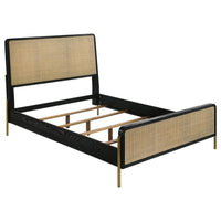 Arianna Black and Sand Queen Bed -