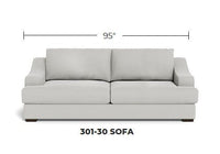 Austonian 95" Sofa Elora Chocolate Quick Ship -