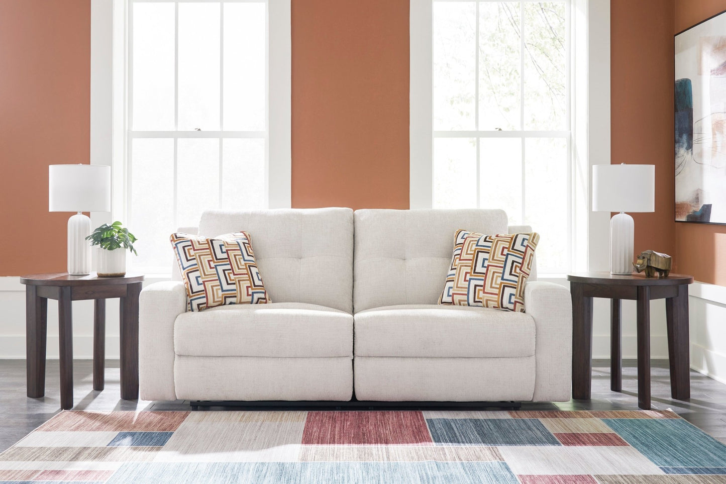 Denver Reclining Sofa - Spice