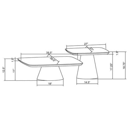 Easley Coffee Table Set