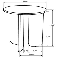 Dalton Round End Table -