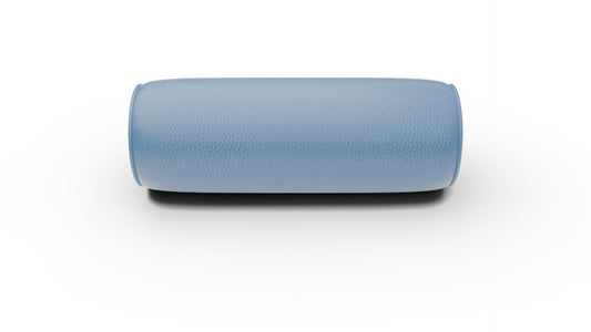 ACP 8 Leather Bolster Pillow - Tribeca Cobalt