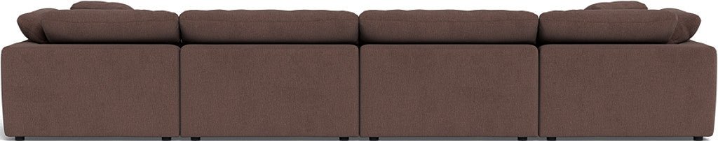 Fluffy 178" 4 Piece Sectional W/Double Otto - Amigo II Dusk