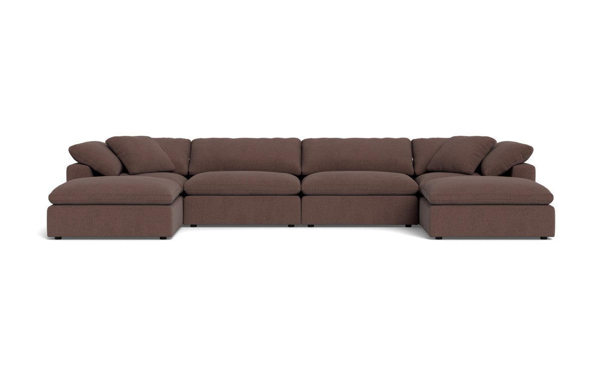 Fluffy 178" 4 Piece Sectional W/Double Otto -