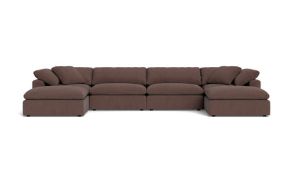 Fluffy 178" 4 Piece Sectional W/Double Otto -