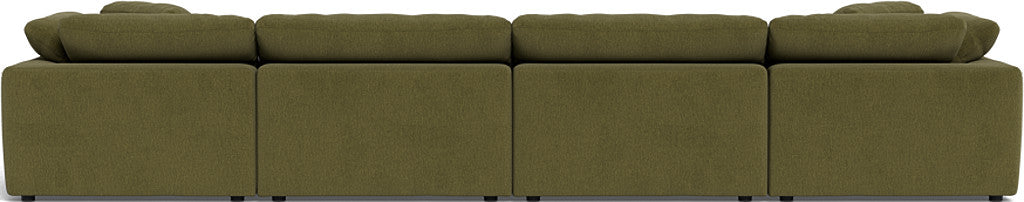 Fluffy 178" 4 Piece Sectional W/Double Otto - Amigo II Garden