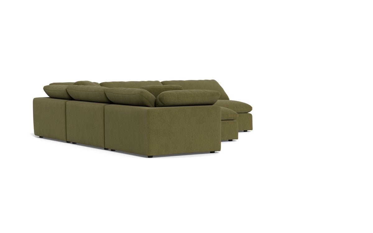 Fluffy 133.5" 5 Piece Sectional W/Ottoman - Amigo II Garden
