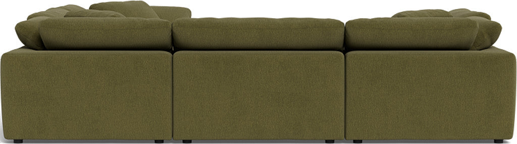 Fluffy 133.5" 6 Piece Sectional W/Ottoman - Amigo II Garden