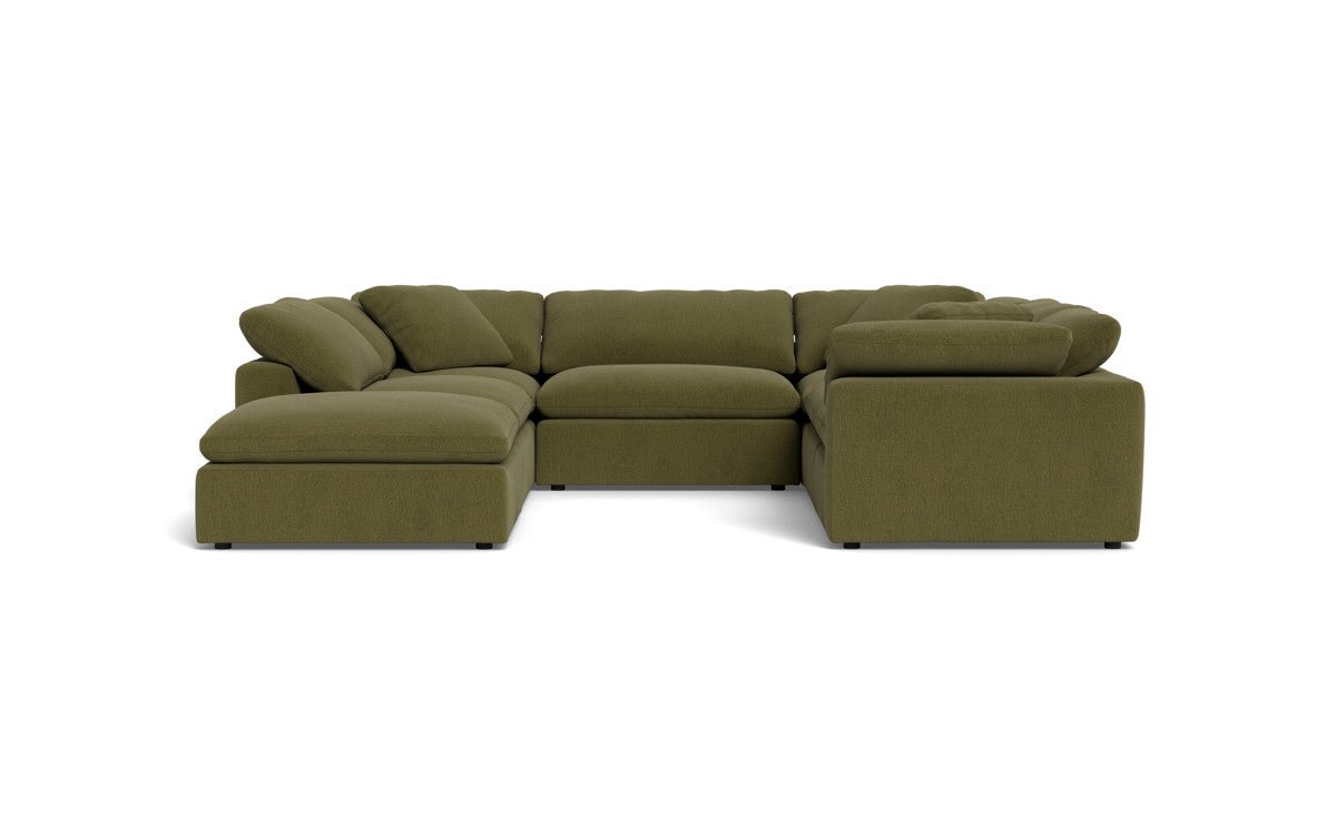 Fluffy 133.5" 6 Piece Sectional W/Ottoman - Amigo II Garden