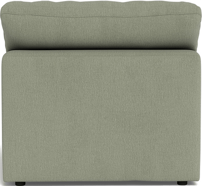 Fluffy Small Armless Chair - Amigo II Sage