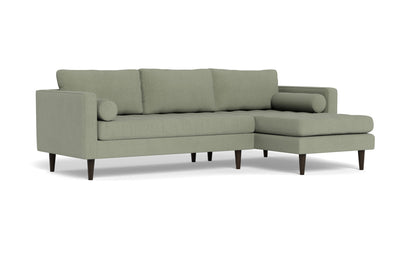 Ladybird 102" Right Chaise Sectional - Amigo II Sage