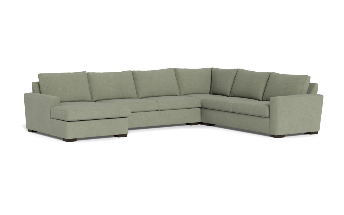 Mesa 156" Corner Sectionals w. Left Chaise - Amigo II Sage