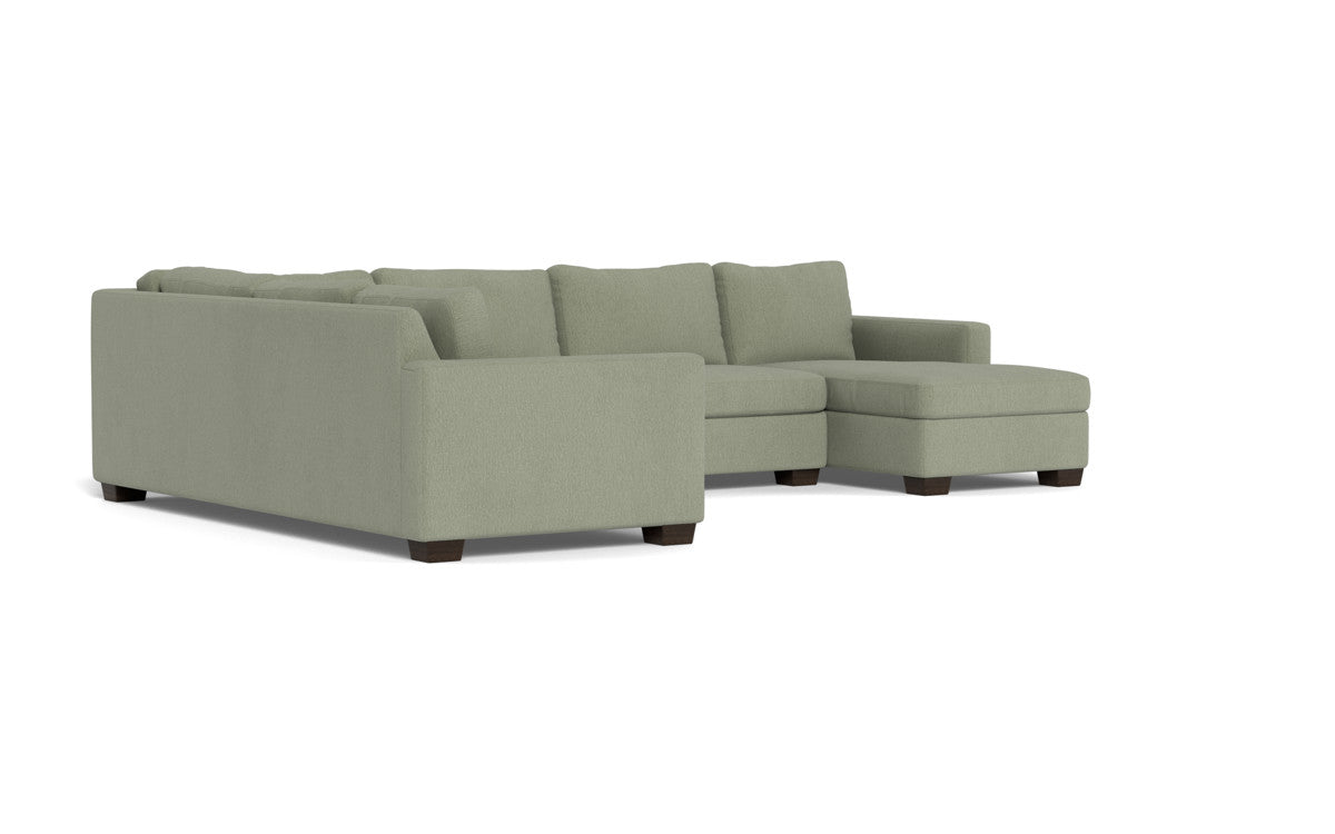 Track 141" Corner Sectionals w. Right Chaise - Amigo II Sage