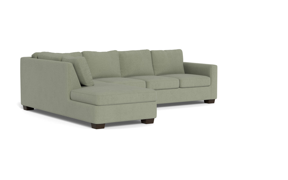 Track 121" Left Chaise Sleeper Sectional - Amigo II Sage