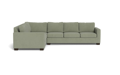 Track 121" Left Corner Sectional - Amigo II Sage
