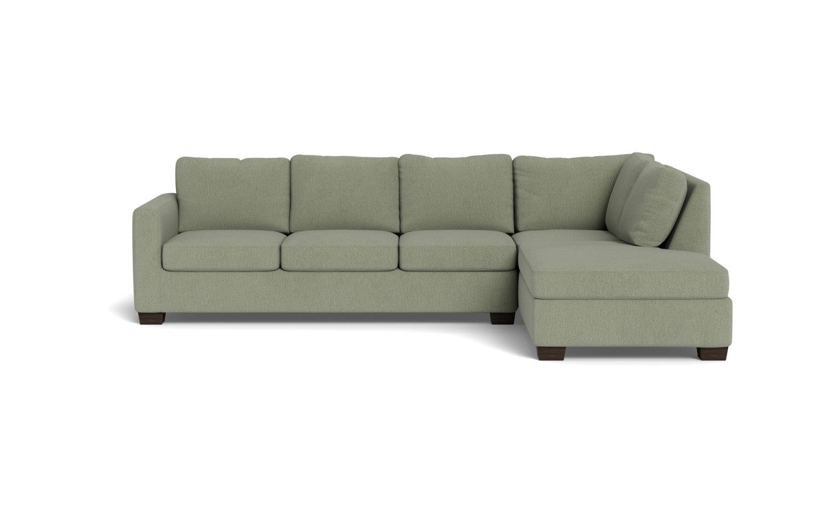 Track 121" Right Chaise Sleeper Sectional - Amigo II Sage