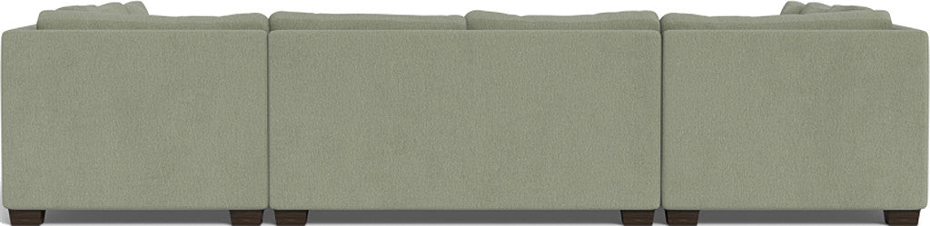 Track 141" Corner Sofa U Sectional - Amigo II Sage