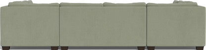 Track 141" Corner Sofa U Sectional - Amigo II Sage