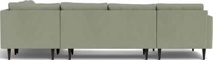 Wallace 130" Corner Sectionals w. Left Chaise - Amigo II Sage