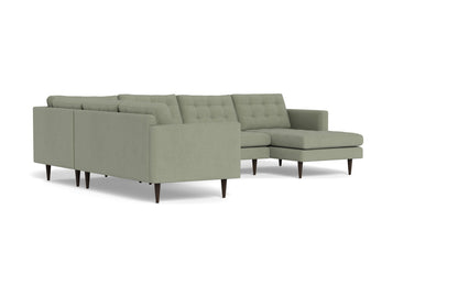 Wallace 130" Corner Sectionals w. Right Chaise - Amigo II Sage