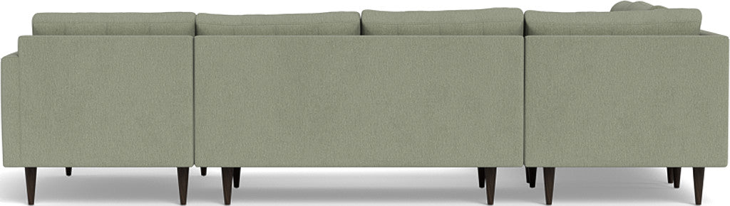 Wallace 130" Corner Sectionals w. Right Chaise - Amigo II Sage