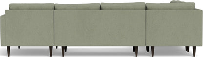 Wallace 130" Corner Sectionals w. Right Chaise - Amigo II Sage