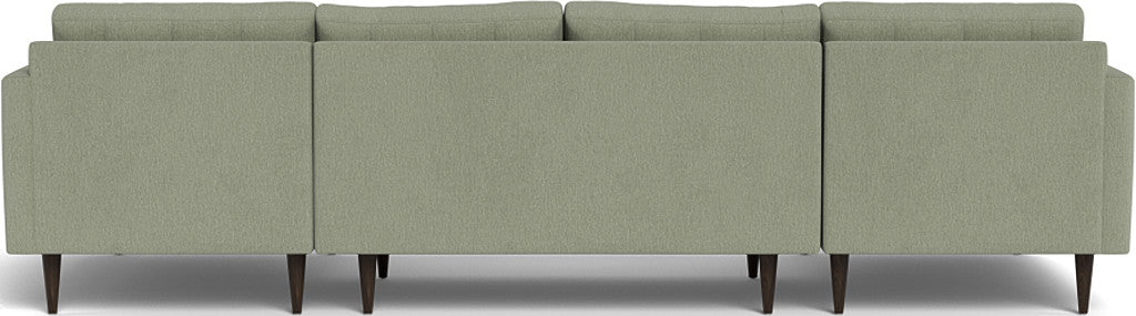 Wallace 126" Double Chaise U Sectional - Amigo II Sage