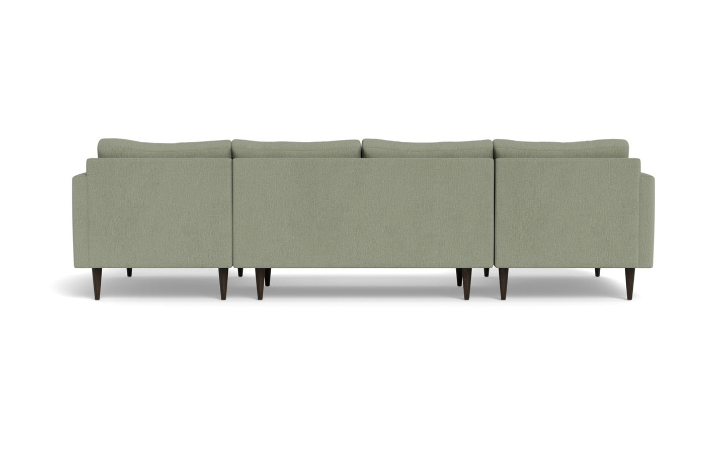 Wallace 126" Untufted Double Chaise U Sectional - Amigo II Garden