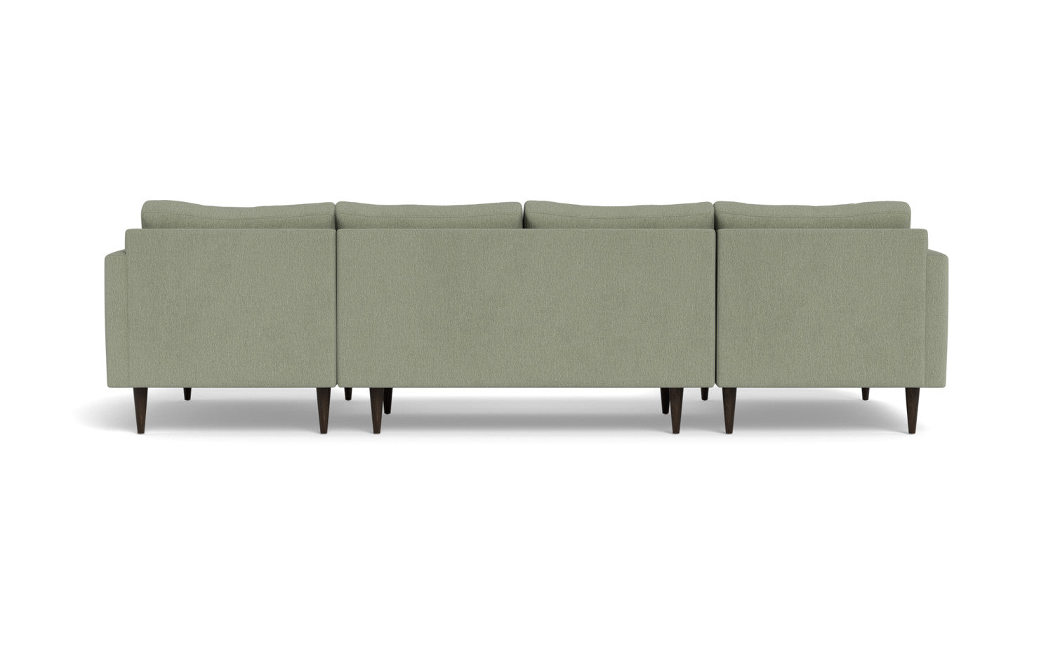 Wallace 126" Untufted Double Chaise U Sectional - Amigo II Garden