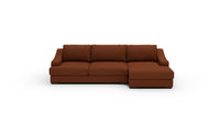 Austonian 2 Pc Sectional W Raf Chaise — bellatrix-terracotta