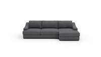 Austonian 2 Pc Sectional W Raf Chaise — wiley-charcoal