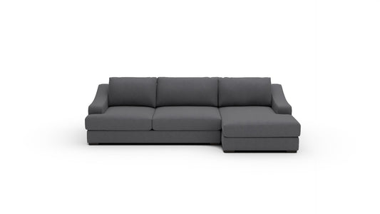 Austonian 134" Right Chaise Sectional - Wiley Charcoal