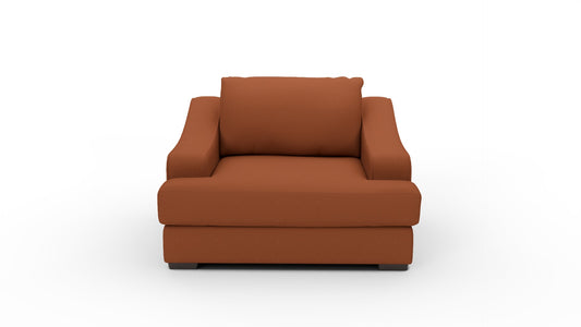 Austonian 56" Arm Chair - Bellatrix Terracotta