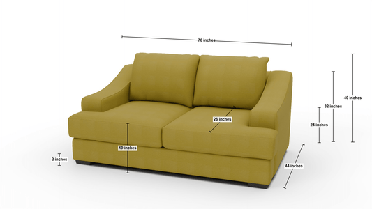 Austonian 76" Loveseat - Bennett Peacock