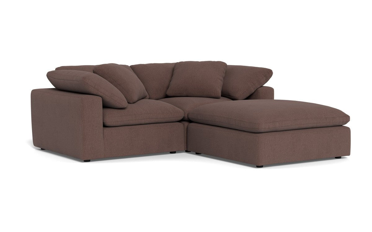 Fluffy 89" 2 Piece Sofa w/Otto - Amigo II Dusk