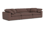 Fluffy 133.5" 3pc Sofa - Amigo II Dusk