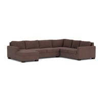 Track 141" Corner Sectionals w. Left Chaise - Amigo II Dusk