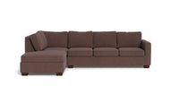 Track 121" Left Chaise Sectional - Amigo II Dusk
