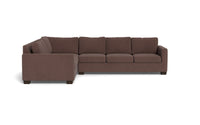 Track 121" Left Corner Sectional With Raf Sleeper Sectional - Amigo II Dusk