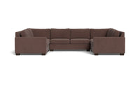 Track 141" Corner Sofa U Sectional - Amigo II Dusk