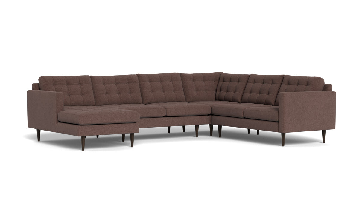 Wallace 130" Corner Sectionals w. Left Chaise - Amigo II Dusk