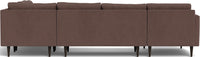 Wallace 130" Corner Sectionals w. Left Chaise - Amigo II Dusk