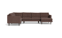 Wallace 130" Corner Sectionals w. Right Chaise - Amigo II Dusk