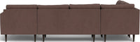 Wallace 130" Untufted Corner Sectionals w. Right Chaise -