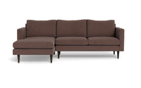 Wallace 98" Untufted Left Chaise Sectional - Peyton Slate