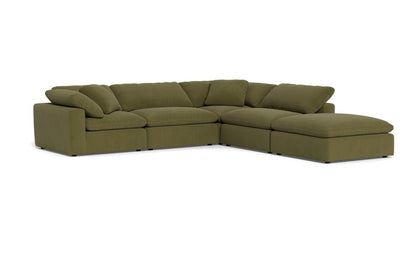 Fluffy 133.5" 4 Piece Sectional w/Otto - Amigo II Garden