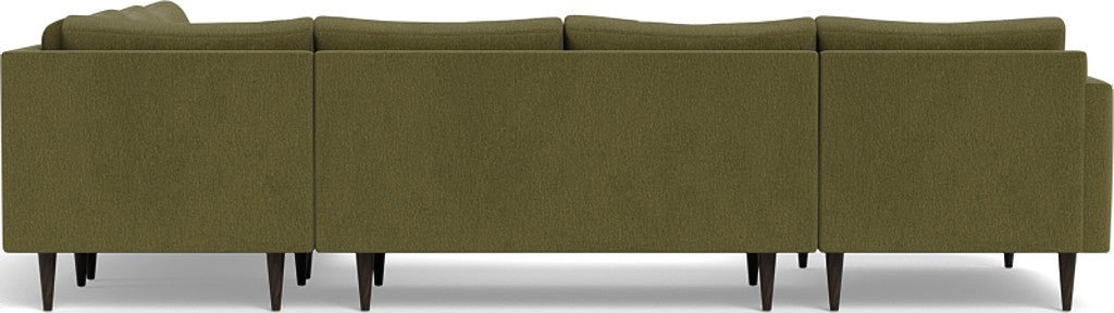Wallace 130" Untufted Corner Sectionals w. Left Chaise - Amigo II Dusk