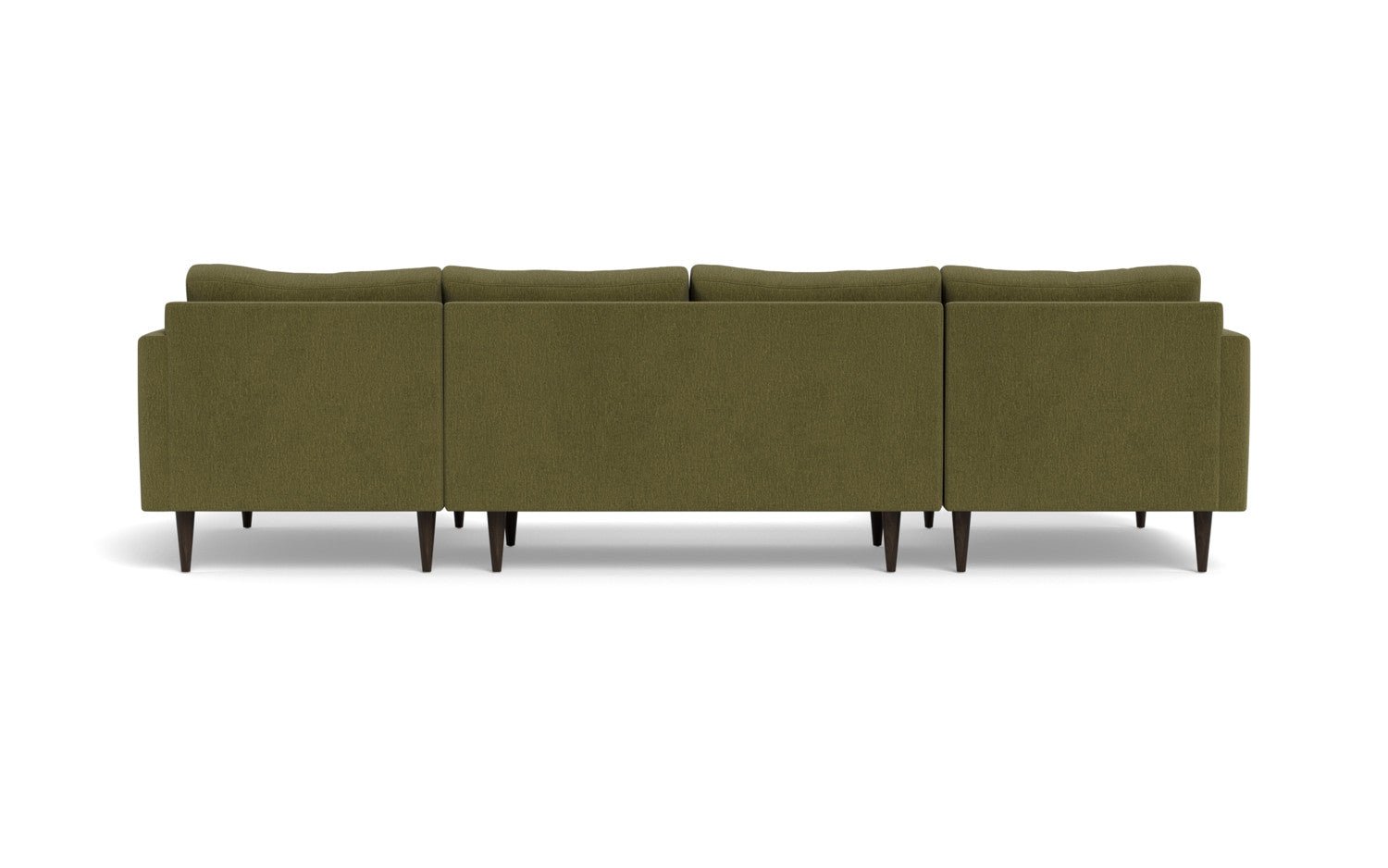 Wallace 126" Untufted Double Chaise U Sectional - Amigo II Dusk